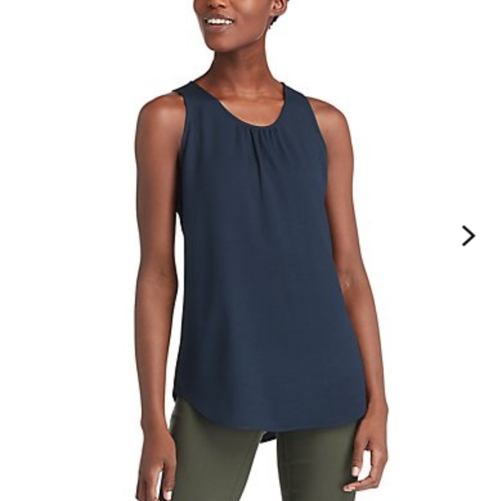 Van Heusen Navy Sleeveless Top